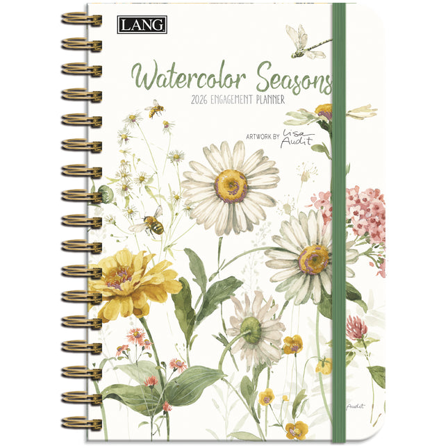 LANG Watercolor Seasons Agenda 2026