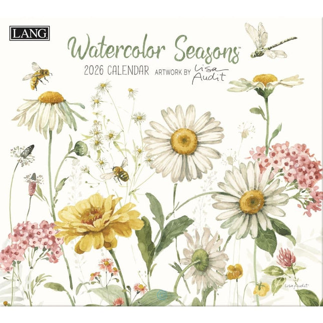 LANG Watercolor Seasons Kalender 2026