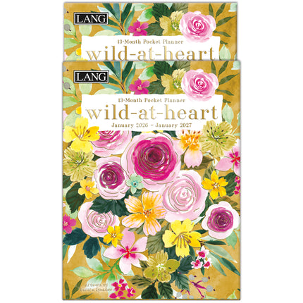 LANG Wild At Heart Pocket Agenda 2026