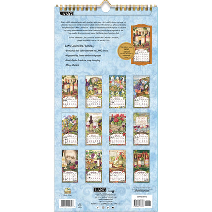 LANG Wine Country Kalender 2026 Small