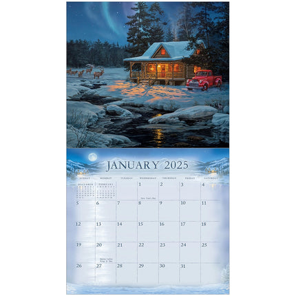 Legacy Cabin View Kalender 2025