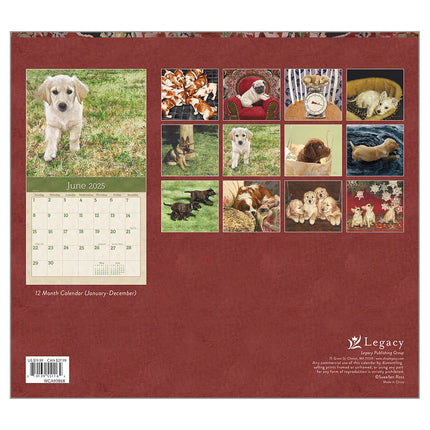 Legacy Puppies Kalender 2025