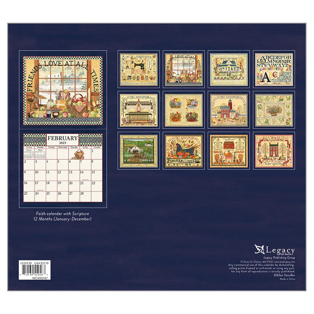 Legacy Sampler Kalender 2025