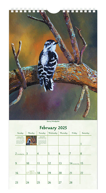 Pine Ridge Feathered Friends Kalender 2025 Small