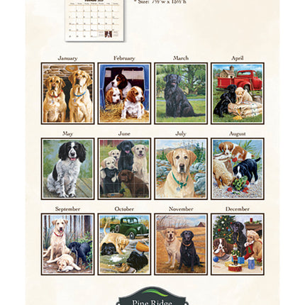 Pine Ridge Man's Best Friend Kalender 2025