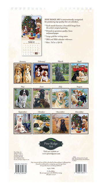 Pine Ridge Man's Best Friend Kalender 2025