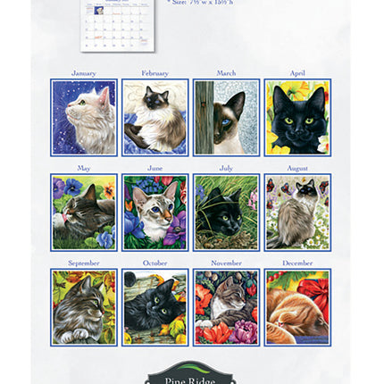 Pine Ridge Purrfect Days Kalender 2025 Small