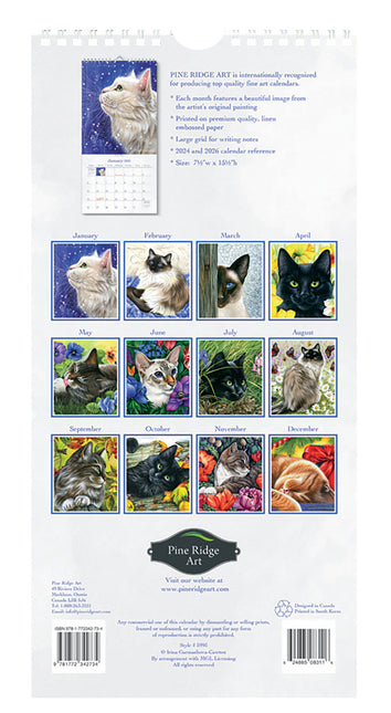 Pine Ridge Purrfect Days Kalender 2025 Small