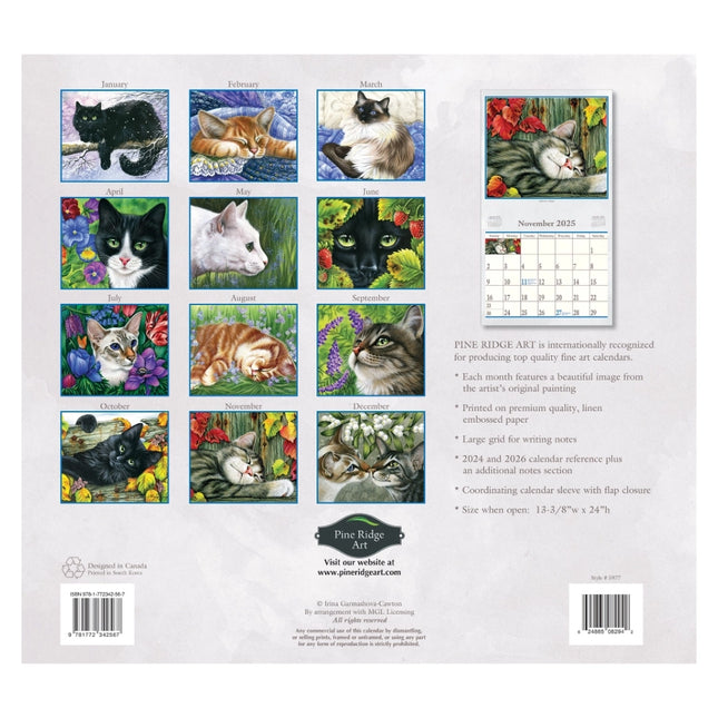 Pine Ridge The Cat's Meow Kalender 2025