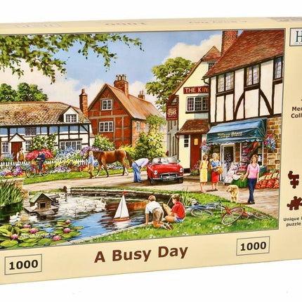 The House of Puzzles A Busy Day Puzzel 1000 stukjes