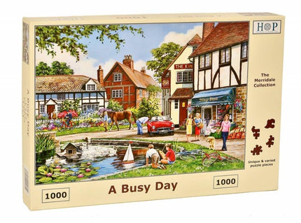 The House of Puzzles A Busy Day Puzzel 1000 stukjes