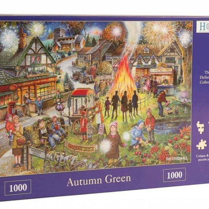 The House of Puzzles Autumn Green Puzzel 1000 Stukjes