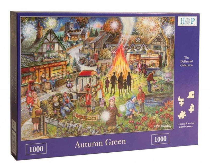 The House of Puzzles Autumn Green Puzzel 1000 Stukjes