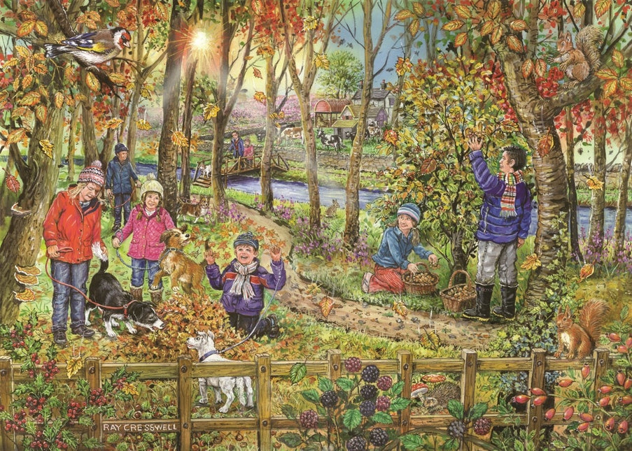 The House of Puzzles Autumn Leaves Puzzel 250 XL stukjes