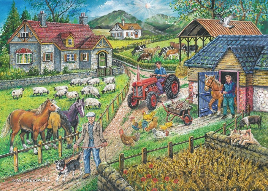 The House of Puzzles Barley Mow Farm Puzzel 250 XL stukjes