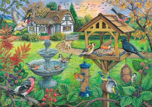 The House of Puzzles Bird Table Puzzel 500 XL stukjes