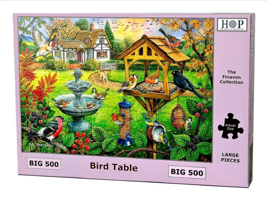 The House of Puzzles Bird Table Puzzel 500 XL stukjes