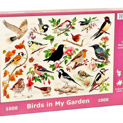 The House of Puzzles Birds in My Garden Puzzel 1000 stukjes