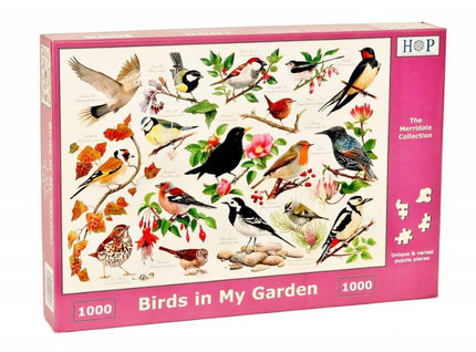 The House of Puzzles Birds in My Garden Puzzel 1000 stukjes