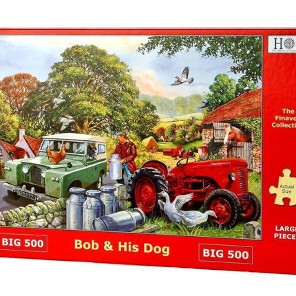 The House of Puzzles Bob & His Dog Puzzel 500 XL stukjes