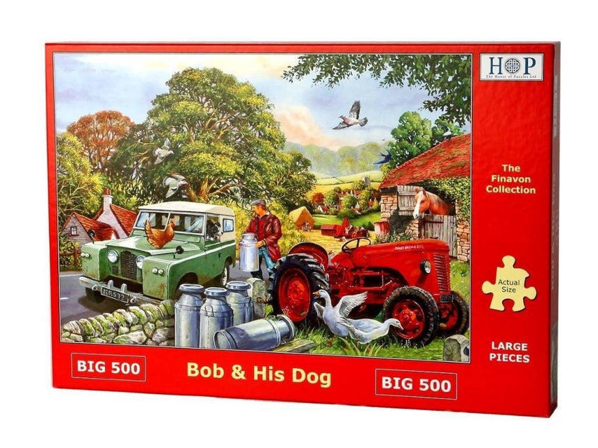 The House of Puzzles Bob & His Dog Puzzel 500 XL stukjes