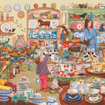 The House of Puzzles Bulls in a China Shop Puzzel 1000 Stukjes