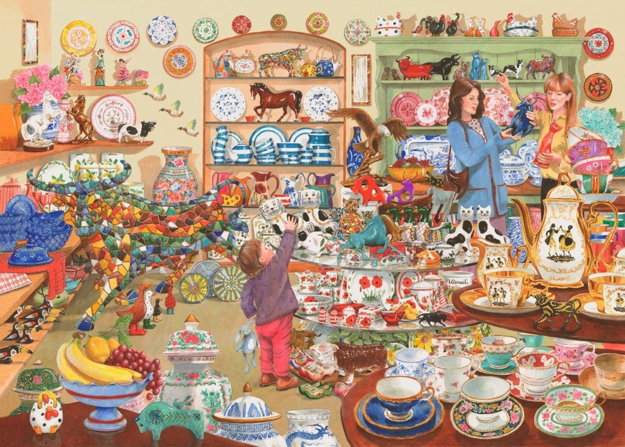 The House of Puzzles Bulls in a China Shop Puzzel 1000 Stukjes