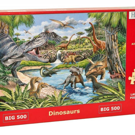 The House of Puzzles Dinosaurs Puzzel 500 XL stukjes