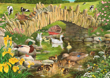 The House of Puzzles Duck Duck Goose Puzzel 250 XL Stukjes