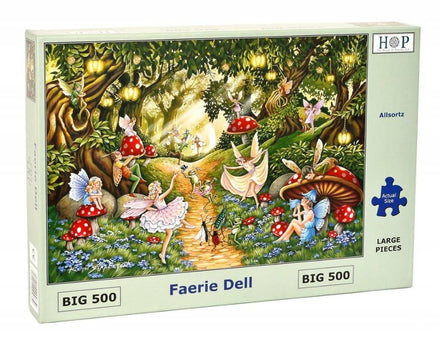 The House of Puzzles Faerie Dell Puzzel 500 XL stukjes