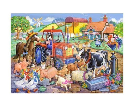 The House of Puzzles Farm Friends Puzzel 80 Stukjes