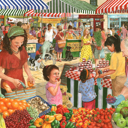 The House of Puzzles Farmers Market Puzzel 1000 Stukjes