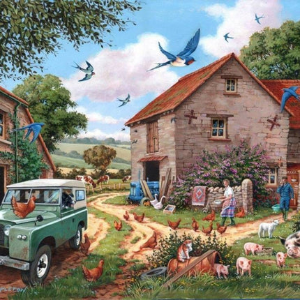 The House of Puzzles Farmer's Wife Puzzel 500 Stukjes XL