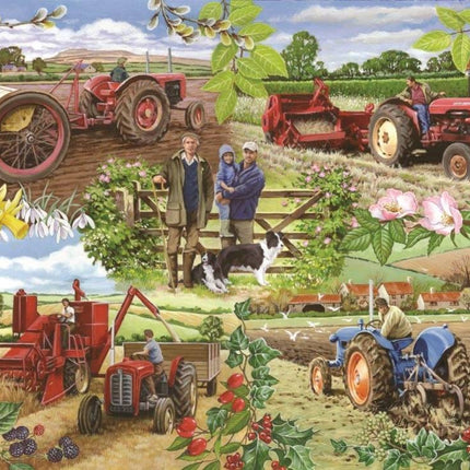 The House of Puzzles Farming Year Puzzel 1000 Stukjes