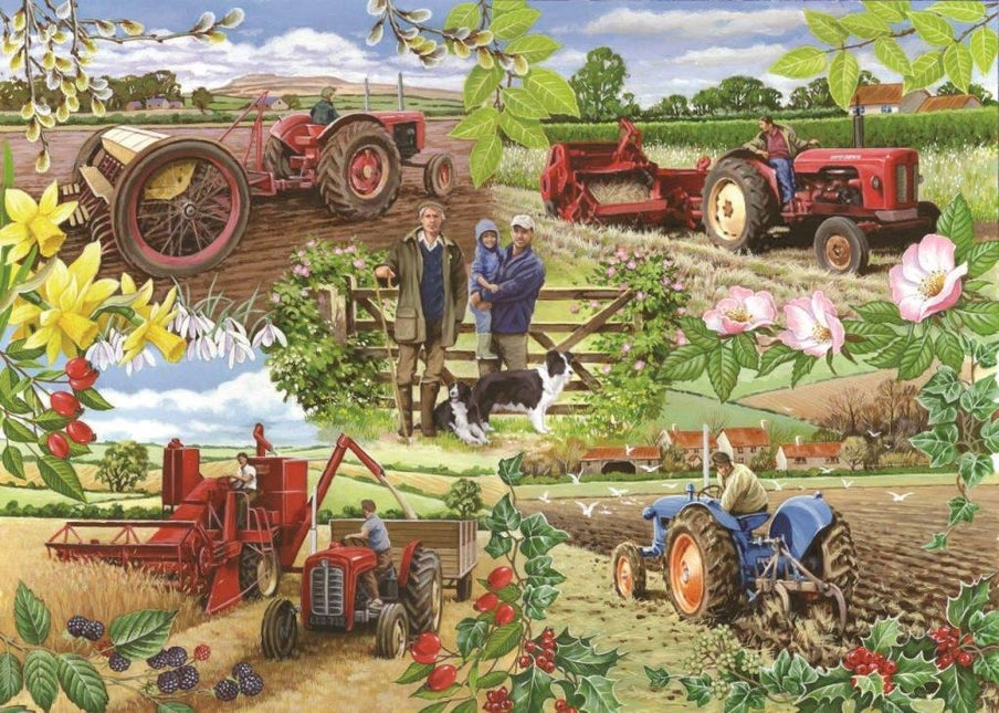 The House of Puzzles Farming Year Puzzel 1000 Stukjes