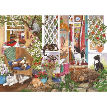 The House of Puzzles Feline Fine Puzzel 1000 Stukjes