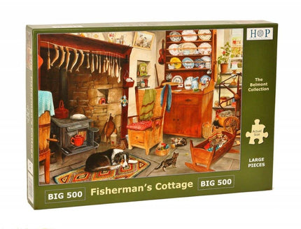 The House of Puzzles Fisherman's Cottage Puzzel 500 XL stukjes