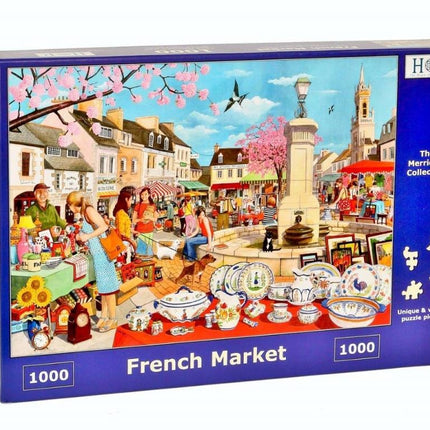 The House of Puzzles French Market Puzzel 1000 stukjes