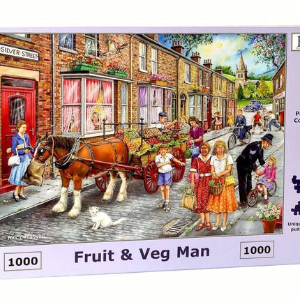 The House of Puzzles Fruit & Veg Man Puzzel 1000 stukjes