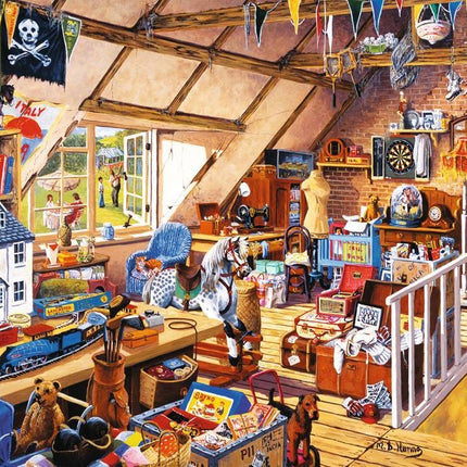 The House of Puzzles Grandma's Attic Puzzel 1000 Stukjes