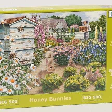 The House of Puzzles Honey Bunnies Puzzel 500 XL stukjes