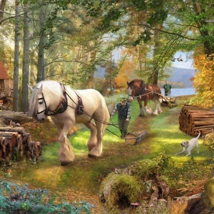 The House of Puzzles Horse Power Puzzel 500 Stukjes