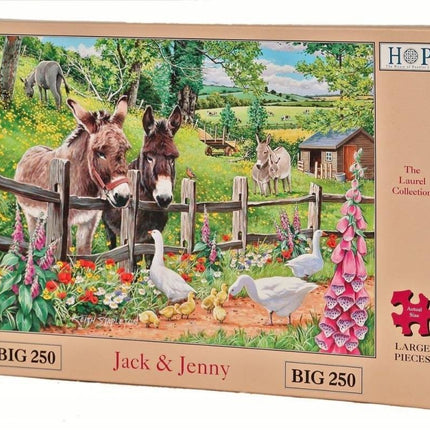 The House of Puzzles Jack & Jenny Puzzel 250 XL stukjes