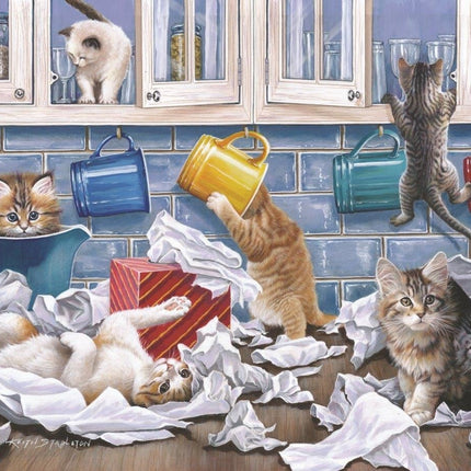 The House of Puzzles Kitty Litter Puzzel 250 XL stukjes