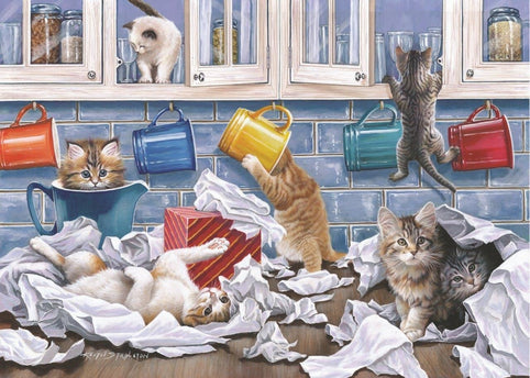 The House of Puzzles Kitty Litter Puzzel 250 XL stukjes