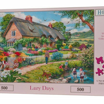 The House of Puzzles Lazy Days Puzzel 500 Stukjes