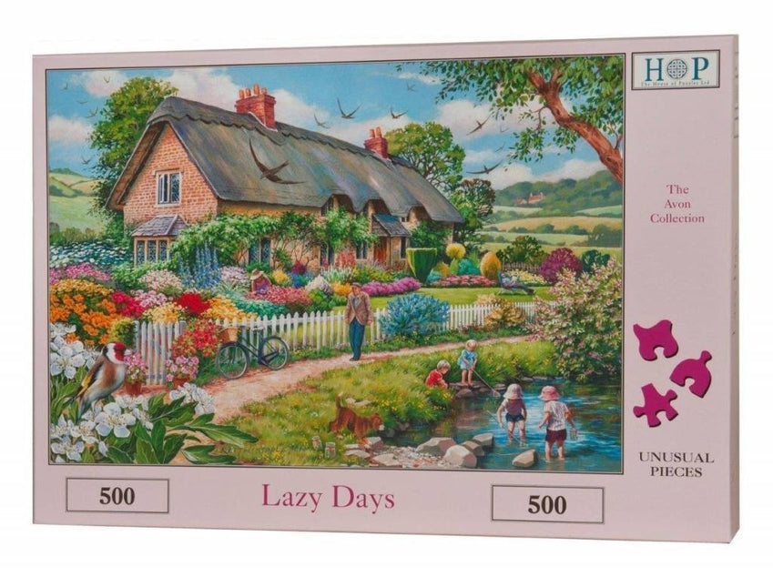 The House of Puzzles Lazy Days Puzzel 500 Stukjes