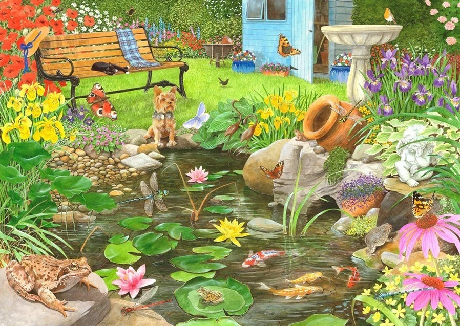 The House of Puzzles Lily Pond Puzzel 1000 Stukjes