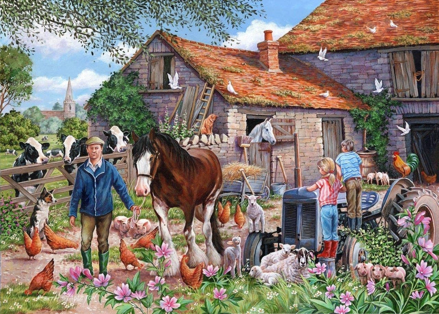 The House of Puzzles Macdonalds Farm Puzzel 500 XL stukjes