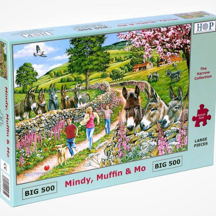 The House of Puzzles Mindy, Muffin & Mo Puzzel 500 XL Stukjes